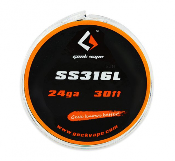 GeekVape 10 Meter DIY SS316L Wire 24GA (0.51 mm) ZS01