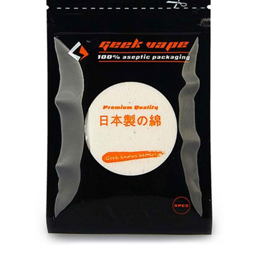 GeekVape 5er Pack Wickelwatte (Japan Organic Cotton)
