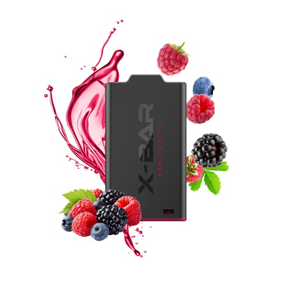 X-Bar - X-Shisha - Pod - Red Fruits (0mg/ml - Nikotinfrei)