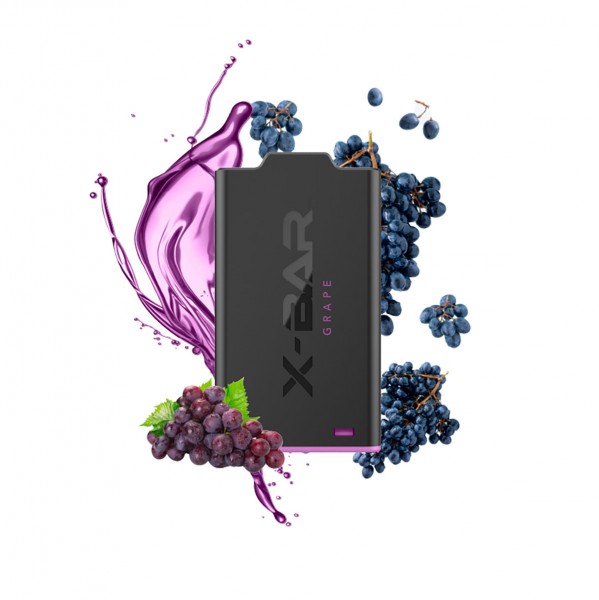 X-Bar - X-Shisha - Pod - Grape (0mg/ml - Nikotinfrei)