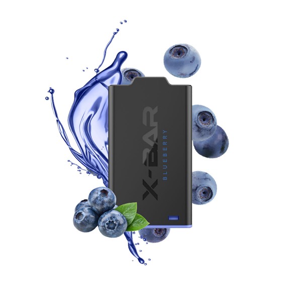 X-Bar - X-Shisha - Pod - Blueberry (0mg/ml - Nikotinfrei)